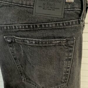 Abercrombie & Fitch Men's Dark Gray Jeans